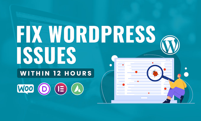 fix wordpress and elementor bugs, issues and errors
