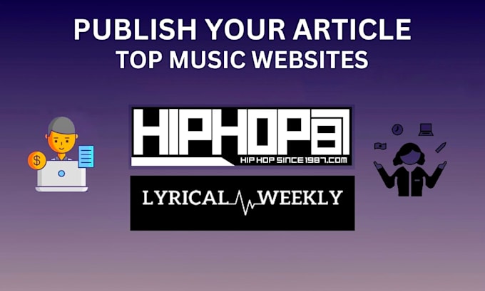 publish article on hiphopsince1987, lyricalweekly music blog