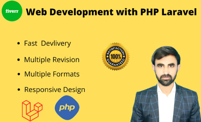 develop website using PHP laravel and nodejs