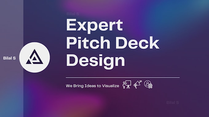 design investor pitch deck, business proposal and stunning presentations
