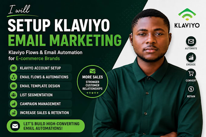 setup klaviyo email marketing, klaviyo flows, email automation email campaign