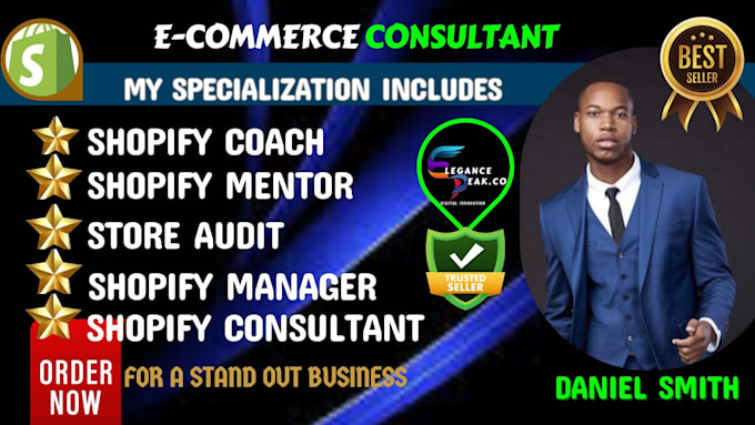 be your expert shopify consultant, coach with mentorship services