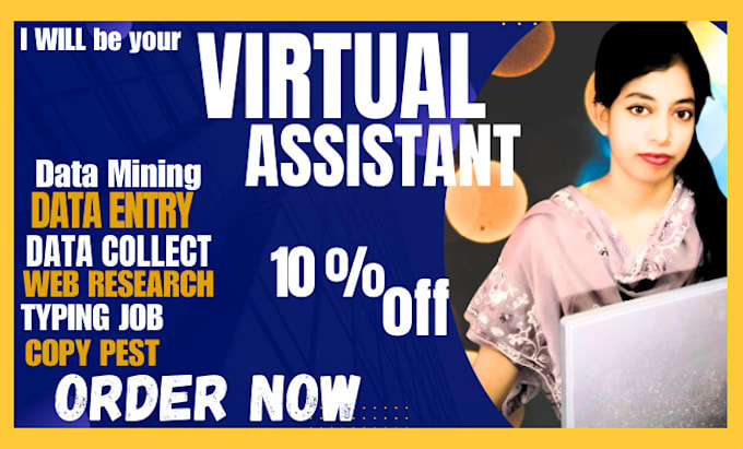 be your remote helper and data entry administrator