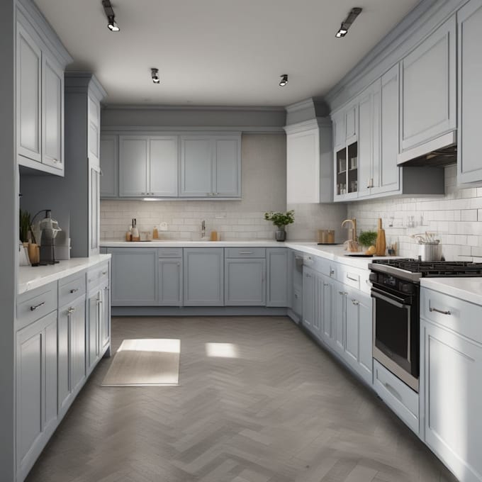 Model render 3d kitchen remodel bathroom interior design by Clexelam ...