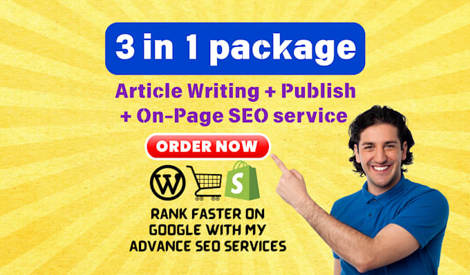 write and publish human written articles with complete on page SEO