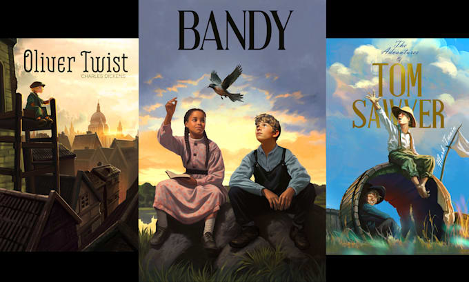 draw you a professional book or ebook cover