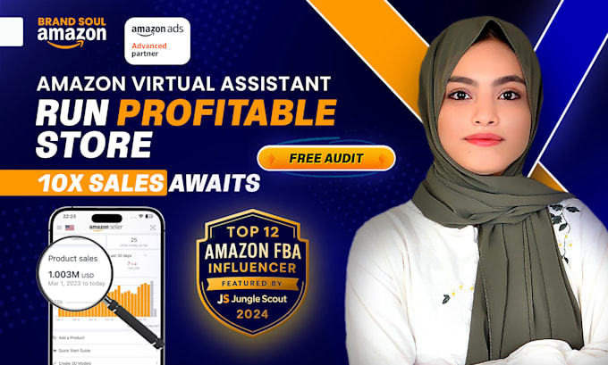be your amazon fba virtual assistant for private label, scale amazon fba brands
