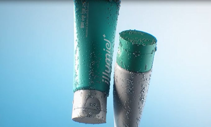 3d ai cosmetic product animation video, 3d ai skincare video, 3d makeup prod