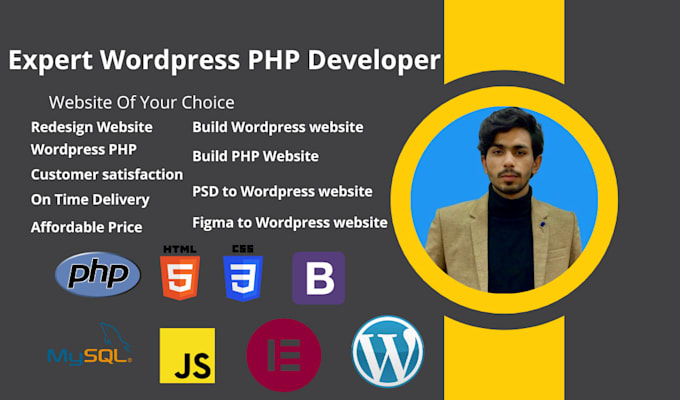 professionally develop and customize your wordpress PHP website