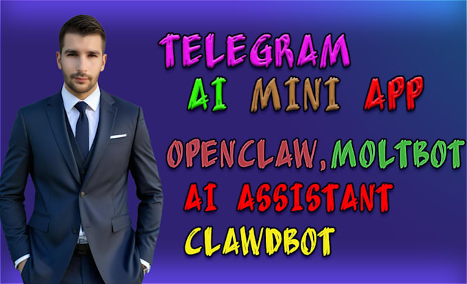 make telegram ai agent mini app bot integrated with openclaw