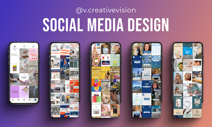 design creative social media posts