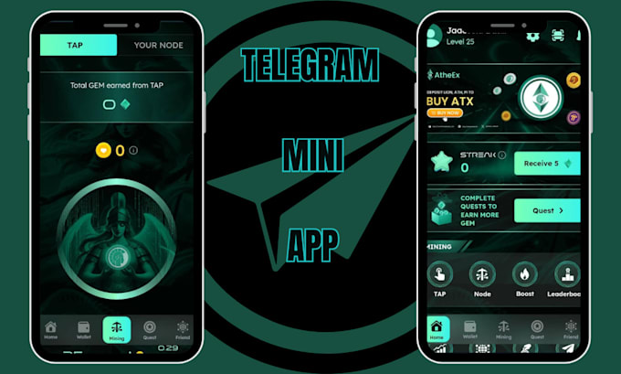 build telegram mini app hamster kombat blum dogs tapswap memefi clone on ton