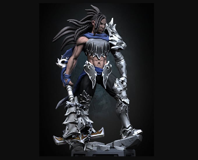 sculpt 3d models,kitbash,3d creature,action 3d scale,3d print,ztl file polycount