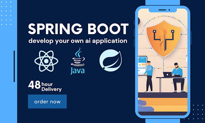 build web applications using spring boot and react js