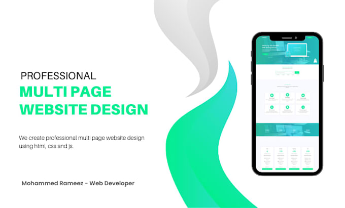 Create a professional multi page website with html,css,js by Rammi18 ...