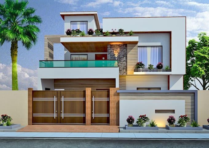 do photorealistic 3d exterior modeling and rendering