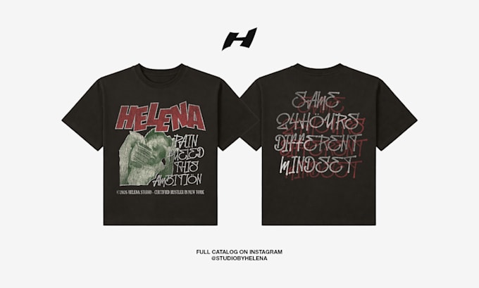 provide premade trendy streetwear tshirt designs