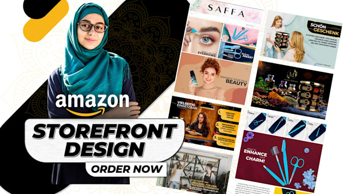 create amazon storefront design or amazon brand store design