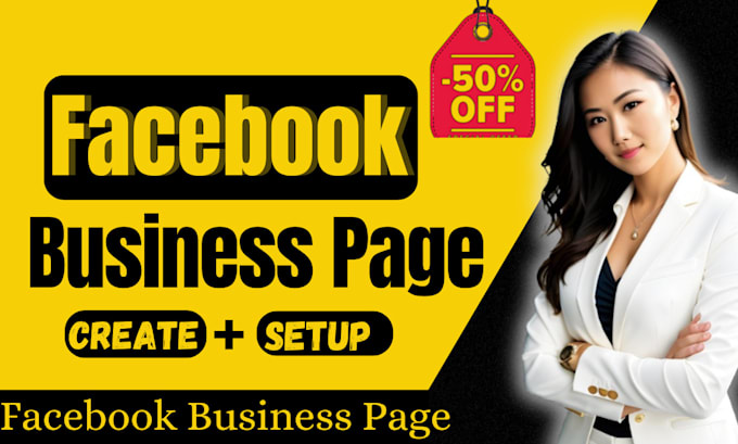 create and setup facebook business page with cover design