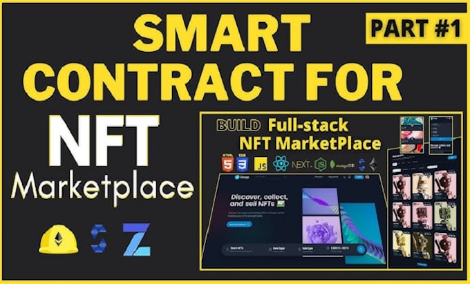 develop nft marketplace, blockchain app, nft minting website, smart contract