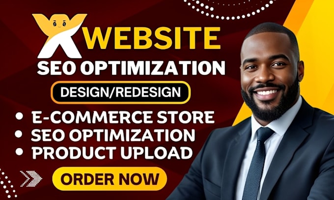do website onpage SEO optimization on wordpress shopify wix squarespace website