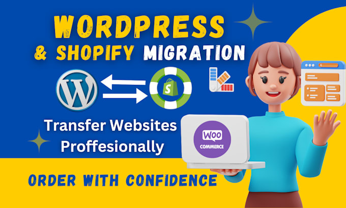 migrate wordpress website to shopify, woocommerce to shopify migration