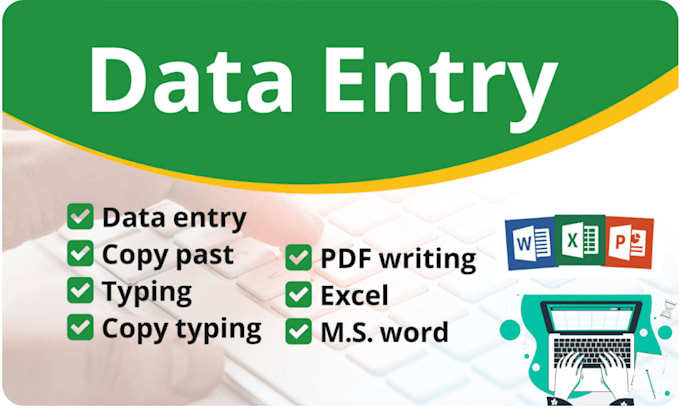 do excel data entry, presentations and documentations