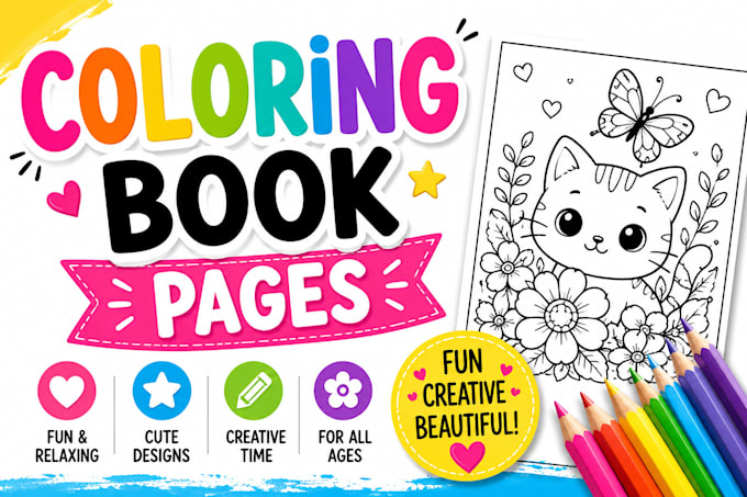 create coloring book pages