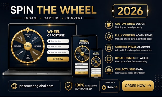 create wheel of fortune game for gamification