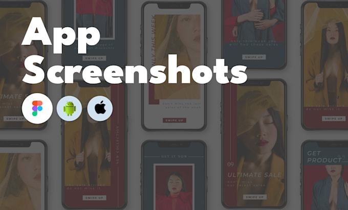 design app store screenshots for appstore and playstore