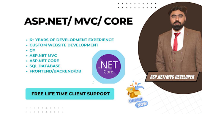 develop or fix your asp net core mvc API webforms application