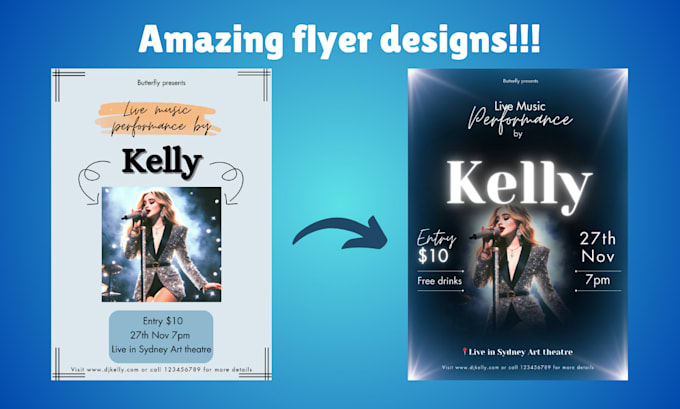 design amazing eye catching flyers