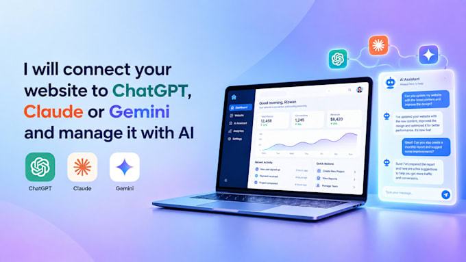 connect your website with chatgpt, claude or gemini
