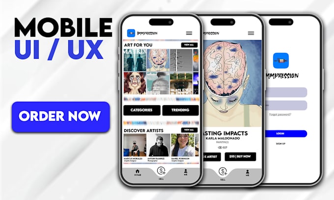 Design your mobile app ui ux by Kay2_designs | Fiverr