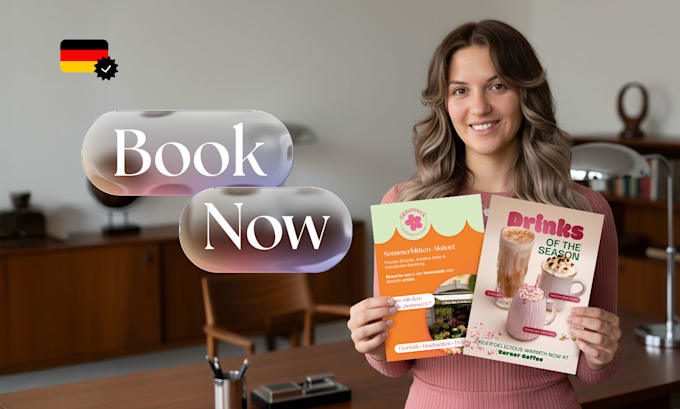 design your professional business flyer or brochure