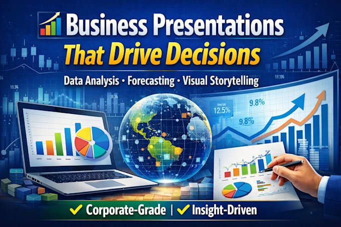 turn your data into insights, PPT presentations and visual storytelling