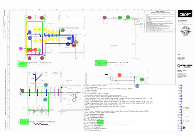 do plumbing and hvac takeoff, cost estimation for all type of projects