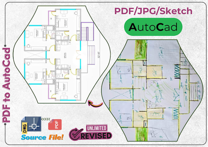be a draftsman for commercial architecture and autocad layout