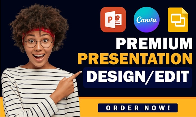 Design powerpoint presentation pitch deck google slides edit powerpoint