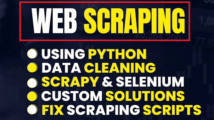 make scraping and automation script with python