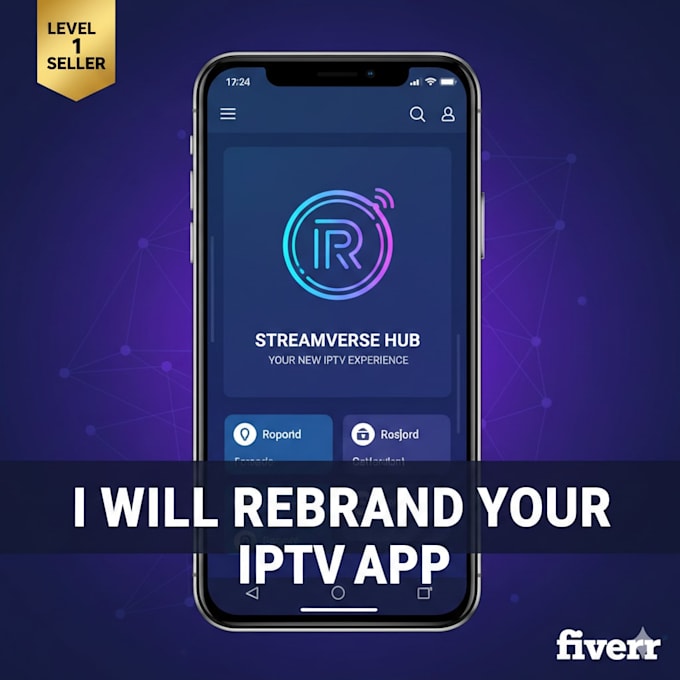 rebrand your iptv app with your logo and name