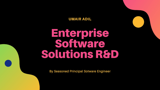 conduct technical rnd for your software solution design