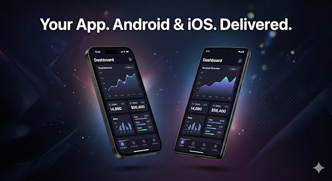 build flutter app for android ios with backend