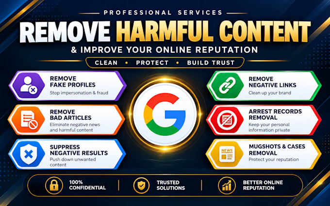remove mugshots delete bad articles negative links deindex bad google results