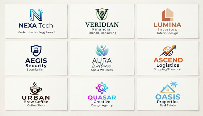 create unique concept professional logo design