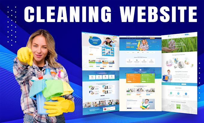 build cleaning company website and cleaning website