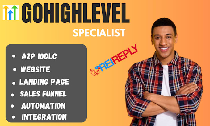 do gohighlevel a2p 10dlc registration landing page dns email twillo