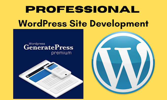 develop wordpress site with generatepress pro themes