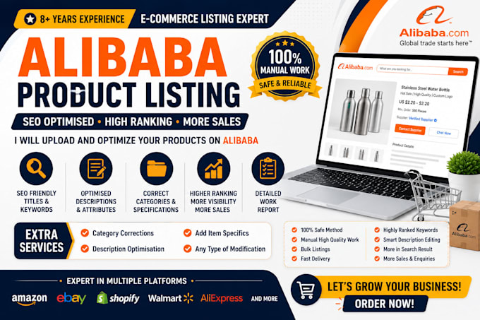 do alibaba product listing and post alibaba listings