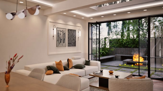 design your interior space with 3d modeling and photorealistic rendering